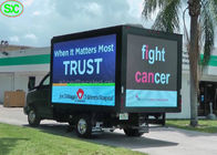 Το τηλεοπτικό κινητό φορτηγό τοίχων οδήγησε την επίδειξη, Van Truck Mounted οδηγημένος πίνακας διαφημίσεων οθόνης 5 έτη εξουσιοδότησης
