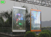 P10 υπαίθρια διαφανής οδηγημένη οθόνη κουρτινών για το παράθυρο, διαφάνεια 75%