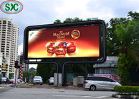 Επίδειξη των οδηγήσεων πινάκων διαφημίσεων ενοικίου, υπαίθριος ψηφιακός πίνακας διαφημίσεων που διαφημίζει για την εμπορική λεωφόρο