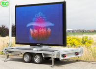 Κινητοί ηλεκτρονικοί πίνακες διαφημίσεων υπαίθριο P3.91 3840hz επίδειξης διαφήμισης οδηγημένοι όχημα