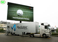 Κινητή ψηφιακή διαφήμιση τοποθετημένο φορτηγό P5 πινάκων διαφημίσεων φωτεινότητας 8000 ψειρών αδιάβροχη