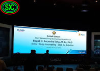 Επίδειξη των εσωτερικών υπαίθριων SMD οθόνης σκηνών πλήρων χρώματος τοίχων οδηγήσεων ενοικίου για τον ανταγωνισμό διασκέψεων γεγονότων συναυλίας