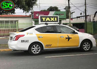 Πλήρες χρώμα P5 P6 σημαδιών διαφήμισης επίδειξης σημαδιών των οδηγήσεων αυτοκινήτων στεγών ταξί για τη διαφήμιση