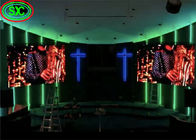 Οθόνες των σκηνικών οδηγήσεων υποβάθρου P3.91 4x3m εκκλησιών HD