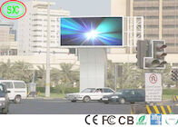 Το υψηλό αδιάβροχο P10 φωτεινότητας υπαίθριο πλήρες υπαίθριο RGB σωστό τρίγωνο χρώματος οδήγησε τον τηλεοπτικό τοίχο γραφείων επίδειξης με τα CB CE