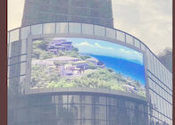 Ειδικό υπαίθριο πλήρες χρώμα μορφής καμπυλών υψηλό - πίνακας διαφημίσεων επίδειξης των ποιοτικών P8 P10 BuildingAdvertising οδηγήσεων