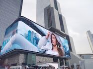 Η αδιάβροχη υπαίθρια ψηφιακή διαφήμιση P10 οδήγησε τη φωτεινότητα 5000cd/㎡ τηλεοπτικής επίδειξης