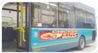 CE CB των υπαίθριων οδηγήσεων λεωφορείων αδιάβροχων διαφήμισης μπροστινή προσανατολισμένη προς τις υπηρεσίες επίδειξη χρώματος πινάκων διαφημίσεων P4 P5 P6 πλήρης