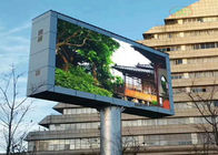 Υπαίθρια πλήρης οθόνη επίδειξης των τηλεοπτικών οδηγήσεων τοίχων πινάκων διαφημίσεων χρώματος P10 Shenzhen για την εμπορική διαφήμιση