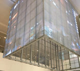 Διαφανή οδηγημένα παράθυρα γυαλιού οθόνης P3.91 1000mm*500mm/1000mm*1000mm που τοποθετούνται για το κόσμημα