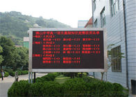 Μονόχρωμη πινακίδα μηνυμάτων LED P10 Outdoor για εμπορικές διαφημίσεις, Προγραμματιζόμενες επιγραφές LED Αδιάβροχη IP65