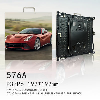 P3 εσωτερικό οδηγημένο ενοίκιο ψήφισμα IP43 γραφείου 4K αλουμινίου ρίψεων κύβων οθόνης