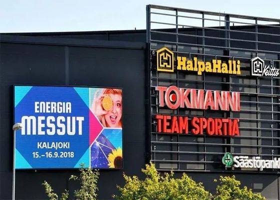 Υπαίθρια διαφήμιση οδηγημένη οθόνη επίδειξης οθόνης P5.95 των αδιάβροχων οδηγήσεων IP65 άνευ ραφής