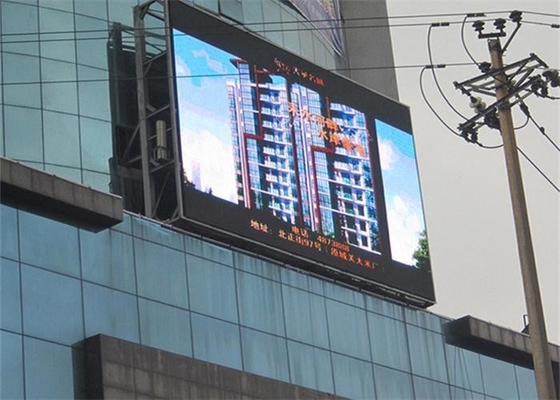 P6 Εξωτερική οθόνη LED πλήρους χρώματος εξοικονόμησης ενέργειας διαφημιστική πινακίδα