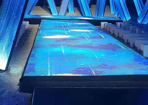 Κίνα SMD3535 Sound Active Dj Led Disco Dance Floor Θερματικές λευκές ακτίνες