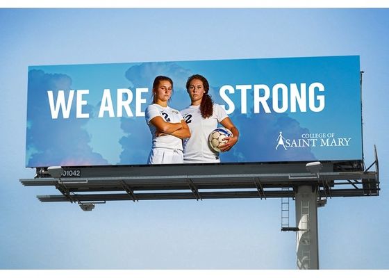 P6 Εξωτερική LED Πίνακα 12ft x 24ft IP65 Αδιάβροχη διαφημιστική οθόνη