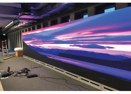 Εσωτερική/εξωτερική οθόνη LED από αλουμίνιο πεταμένο με πεταμένο πίνακα P3, ο τοίχος βίντεο HD LED για συνέδρια