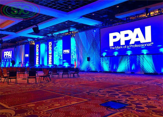 Εικονικές οθόνες LED υψηλής ευκρίνειας P3.91 για εσωτερικούς χώρους με μέγεθος τυπικού πάνελ 500*500mm ή 500*1000mm