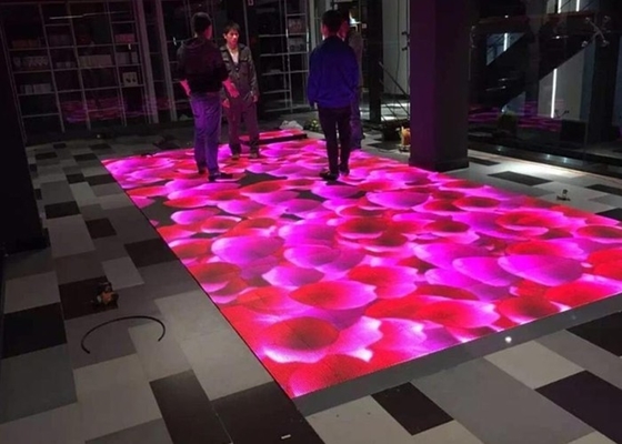 Κίνα SMD3535 Sound Active Dj Led Disco Dance Floor Θερματικές λευκές ακτίνες
