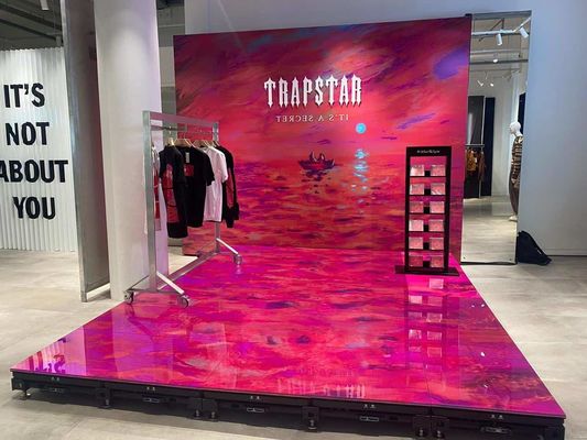 Οθόνη P3.91 πατωμάτων των ψηφιακών διαλογικών υψηλών οδηγήσεων διασκέδασης συστημάτων ραντάρ για τα υπαίθρια ενοίκια IP65