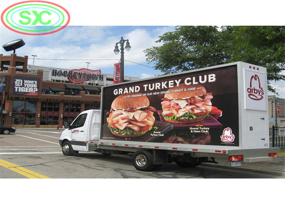 Ρυθμός Ανανέωσης Κινητού Φορτηγού LED Display 60Hz για Προβολή Γραφικών Εν Κινήσει