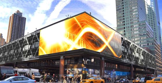 Εξωτερικός τοίχος COB P0.9 LED οθόνη IP65 Nationstar διόδης, Meanwell παροχή ενέργειας 800W / m2