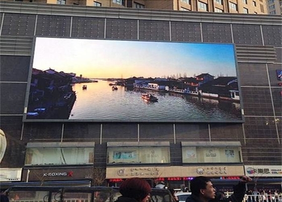 12ft επί 24ft Εξωτερικές LED πινακίδες P6 Μεγάλες διαφημιστικές LED πινακίδες πλήρους χρώματος