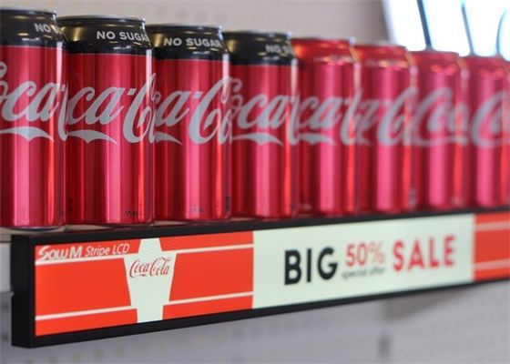 Π1.875 COB Εικόνα LED σε ράφι 900x60mm 800cd/sqm για λιανική πώληση