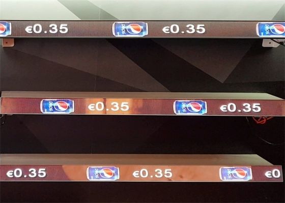 P2 εσωτερική οδηγημένη επίδειξη ραφιών με το μέγεθος 256*128mm ενότητας μπροστινή υπηρεσία