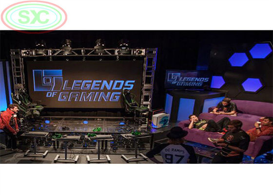 Ελαφριά και εσωτερική έγχρωμη οθόνη LED για εκθέσεις Εύκολη στην εγκατάσταση και μεταφορά Κατάλληλη για παραστάσεις ροής