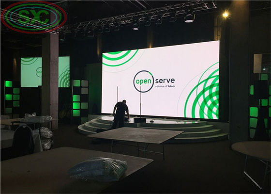 Δείκτης LED ενοικίασης P2.5 P3 P4 P5 P6 Ηθόνη 64x32dots Ανάλυση ενότητας και 128x128dots Ανάλυση ντουλάπις