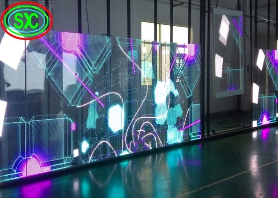 Διαφανής οθόνη LED αλουμινίου Ελαφριά μονάδα ιδανική για προβολή