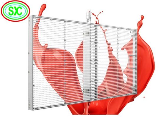 Π3.91-7.82mm Διαφανής οθόνη LED εσωτερική οθόνη 1500nits SMD Video Wall