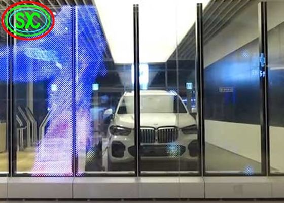 Καλή τιμή 0.2KG/PC Μονάδα βάρος Διαφανές LED τοίχος βίντεο 6,2kg βάρος του ντουλάπις για καθαρές και ζωηρές εικόνες σε απευθείας σύνδεση