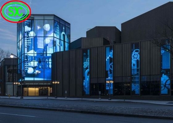 Διαφανής οθόνη LED P3.91-P7.82 5000cd/m2 32768 Πυκνότητα εικονοστοιχείων