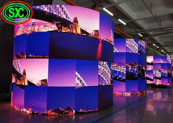 Καλή τιμή Κυλιόμενη διαφήμιση led ευέλικτη οθόνη, Ψηφιακή κυρτή οθόνη led Video P10 smd 3535 σε απευθείας σύνδεση