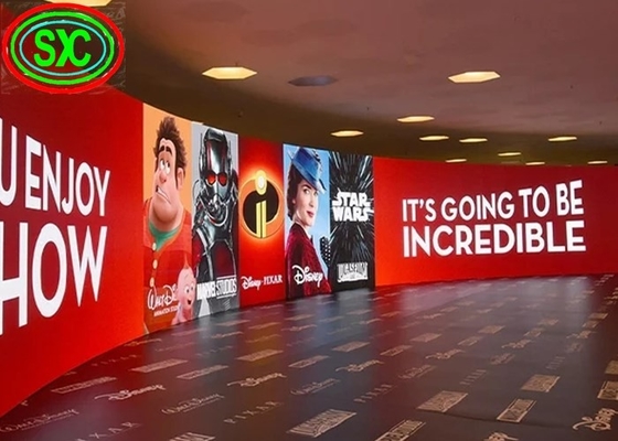 Ανθεκτικό ευέλικτο ευέλικτο σετ ταινιών LED οθόνη διαφήμιση τοίχος βίντεο SMD2525 1R1G1B Πίνακα σήμανσης