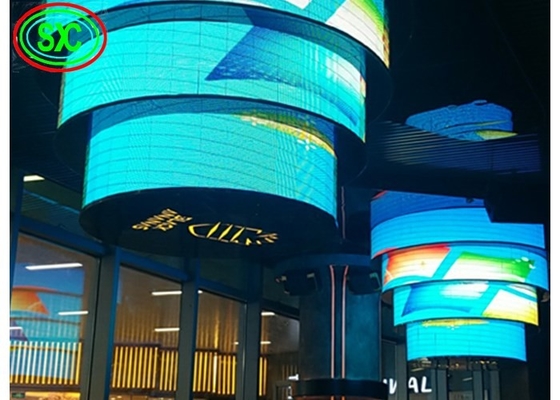 P10 εύκαμπτη οδηγημένη οθόνη οδηγημένη στη μίσθωμα οθόνη κουρτινών πλέγματος εύκαμπτη υπαίθρια