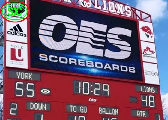 P8 Υπαίθριο Στάδιο LED Οθόνη IP65 Αδιάβροχο 5500CD Φωτεινότητα