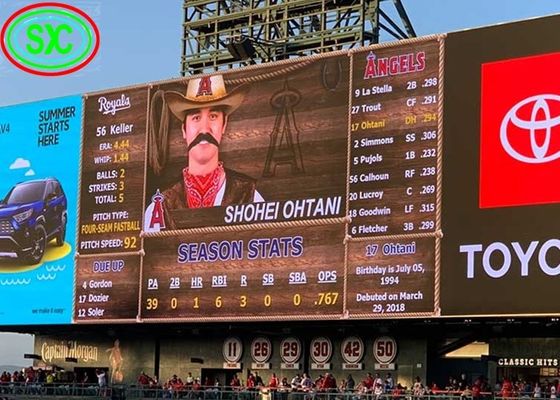 Π5 Ποδοσφαιρικό στάδιο LED οθόνη πλήρους χρώματος εξωτερική αδιάβροχη