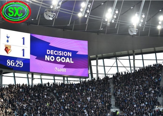 Εξωτερική HD υψηλό ποσοστό ανανέωσης πλήρες χρώμα P8 Μεγάλη οθόνη LED στο στάδιο