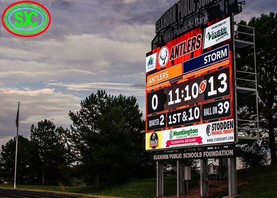 P8 Υπαίθριο Στάδιο LED Οθόνη IP65 Αδιάβροχο 5500CD Φωτεινότητα