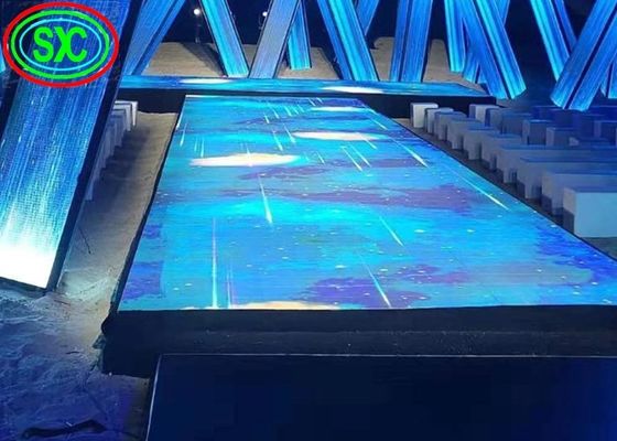 Κίνα SMD3535 Sound Active Dj Led Disco Dance Floor Θερματικές λευκές ακτίνες