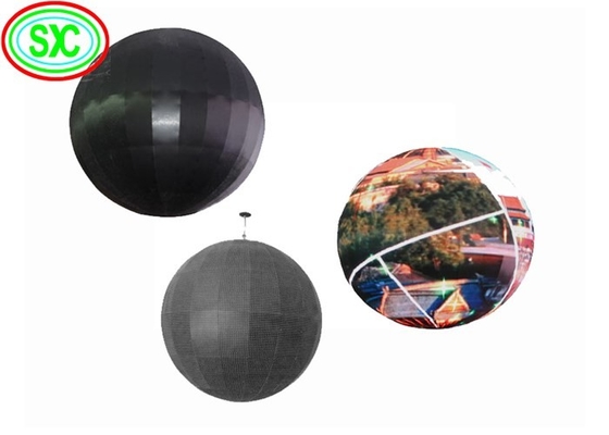 360° Εξωτερική πλήρης χρωματική στήλη σφαίρα LED οθόνη οθόνη Πίνακα κτιρίου