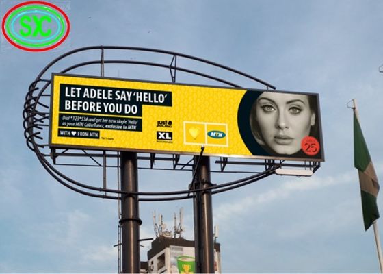 Πλήρες χρώμα εξωτερικό LED πάνελ P10 5000cd/M2 φωτεινότητα 10mm Pixel Pitch