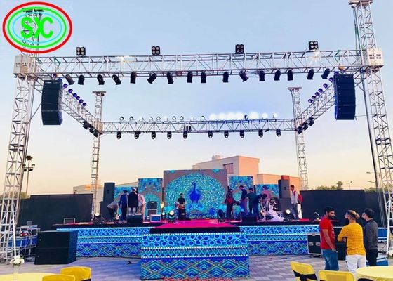 P6 Εξωτερική Έγχρωμη LED Οθόνη 192x192mm Cabinet 5000cd/M² Φωτεινότητα