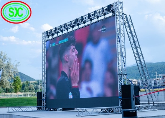 Εσωτερική οθόνη P4LED από αλουμίνιο πεταμένο με πεταμένο πίνακα