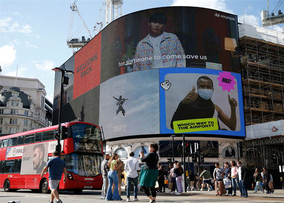 SMD P6 Υπαίθρια Έγχρωμη LED Διαφημιστική Πινακίδα 576x576mm IP65 Αδιάβροχη