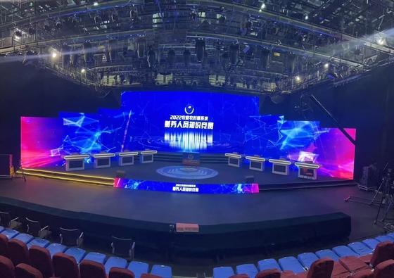 Διαφήμιση P5 Εσωτερική πλήρης έγχρωμη οθόνη LED IP34 1/16 Scan smd2121