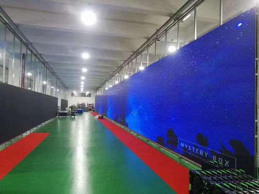 Έγχρωμη εσωτερική οθόνη LED με μέγεθος ντουλαπιού 500x500mm, τύπου LED 3 σε 1 SMD 2121 και προστασία από εμπρόσθια και οπίσθια είσοδο για εσωτερικούς χώρους